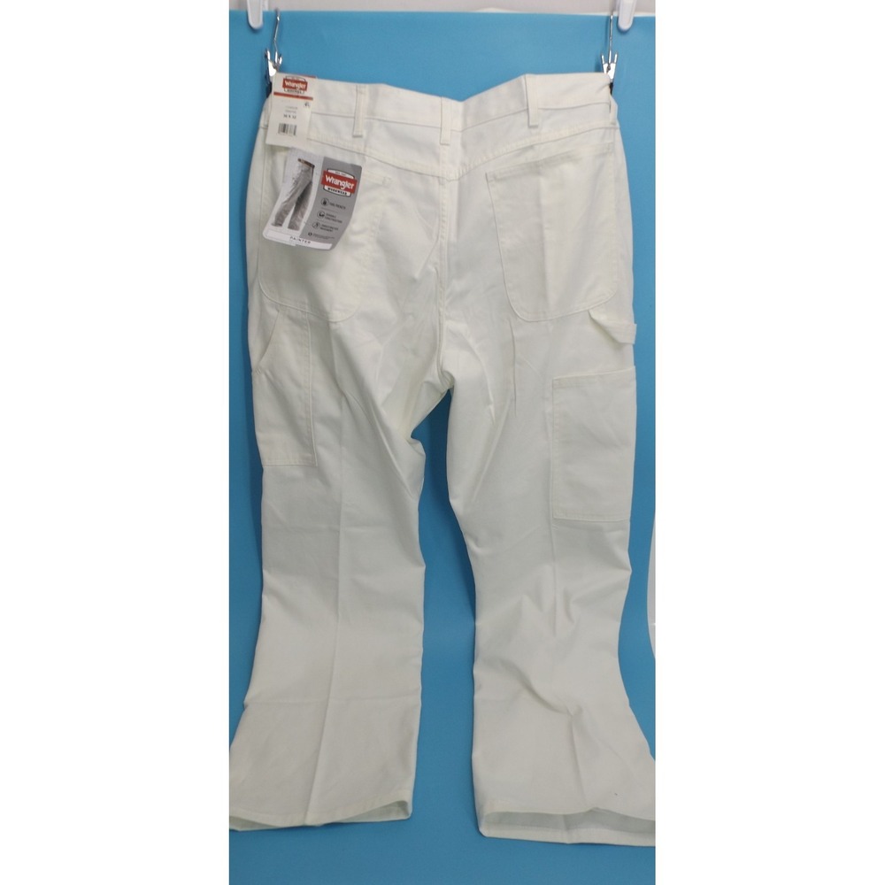 Wrangler Workwear Painter White Utility Pant - Men's Size 36 x 32 - Picture 7 of 13
